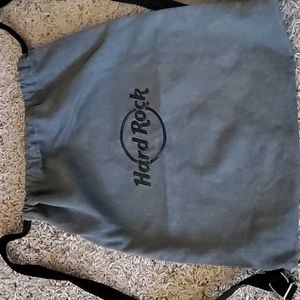 Hard Rock Cafe drawstring backpack